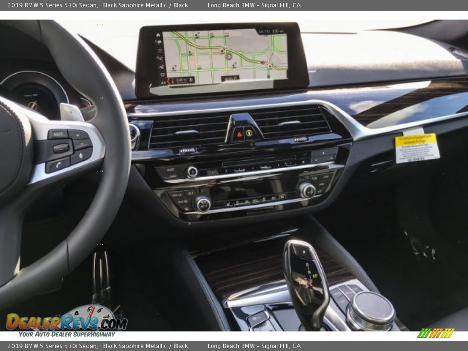 2019 BMW 5 Series 530i Sedan Black Sapphire Metallic / Black Photo #5