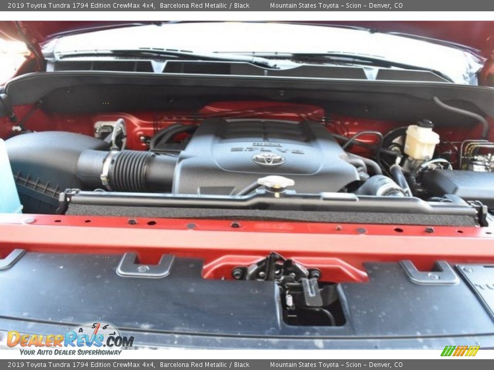 2019 Toyota Tundra 1794 Edition CrewMax 4x4 Barcelona Red Metallic / Black Photo #33