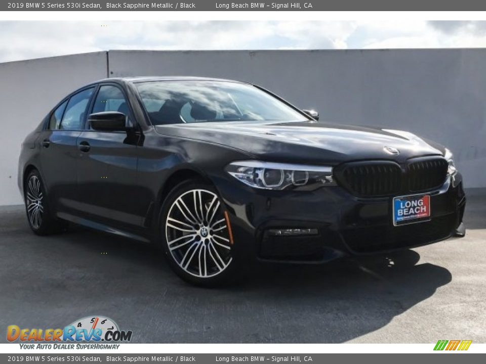 2019 BMW 5 Series 530i Sedan Black Sapphire Metallic / Black Photo #11