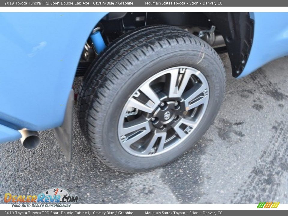 2019 Toyota Tundra TRD Sport Double Cab 4x4 Cavalry Blue / Graphite Photo #34