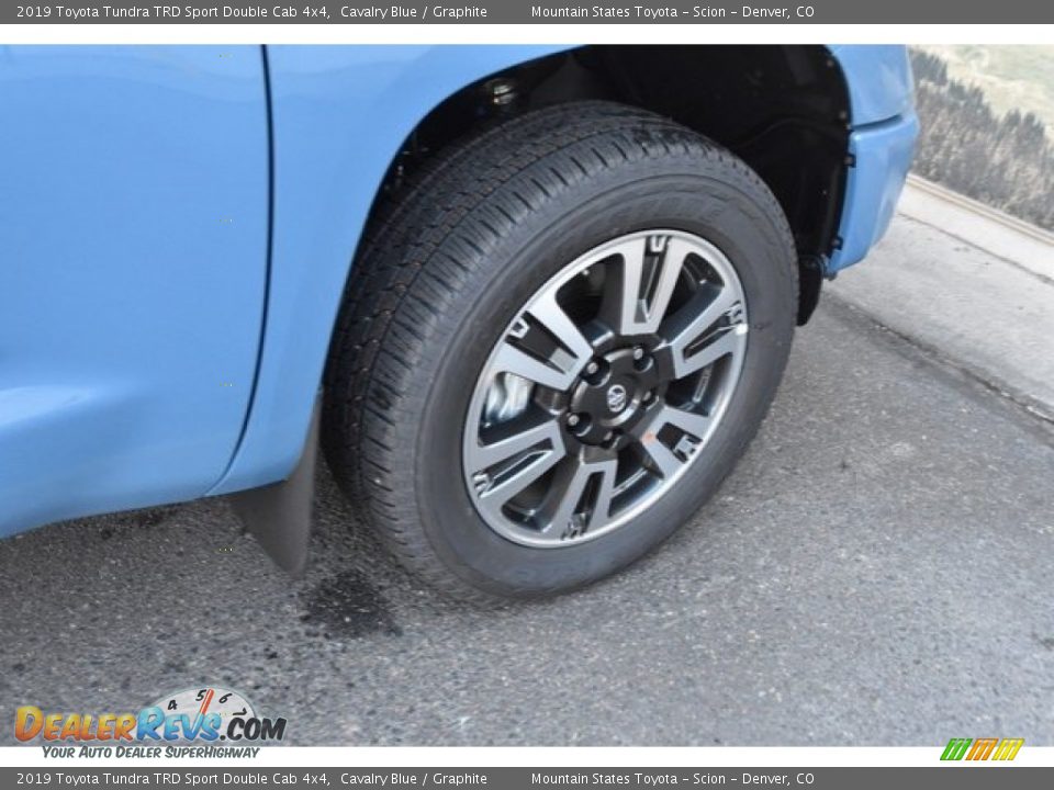 2019 Toyota Tundra TRD Sport Double Cab 4x4 Cavalry Blue / Graphite Photo #35