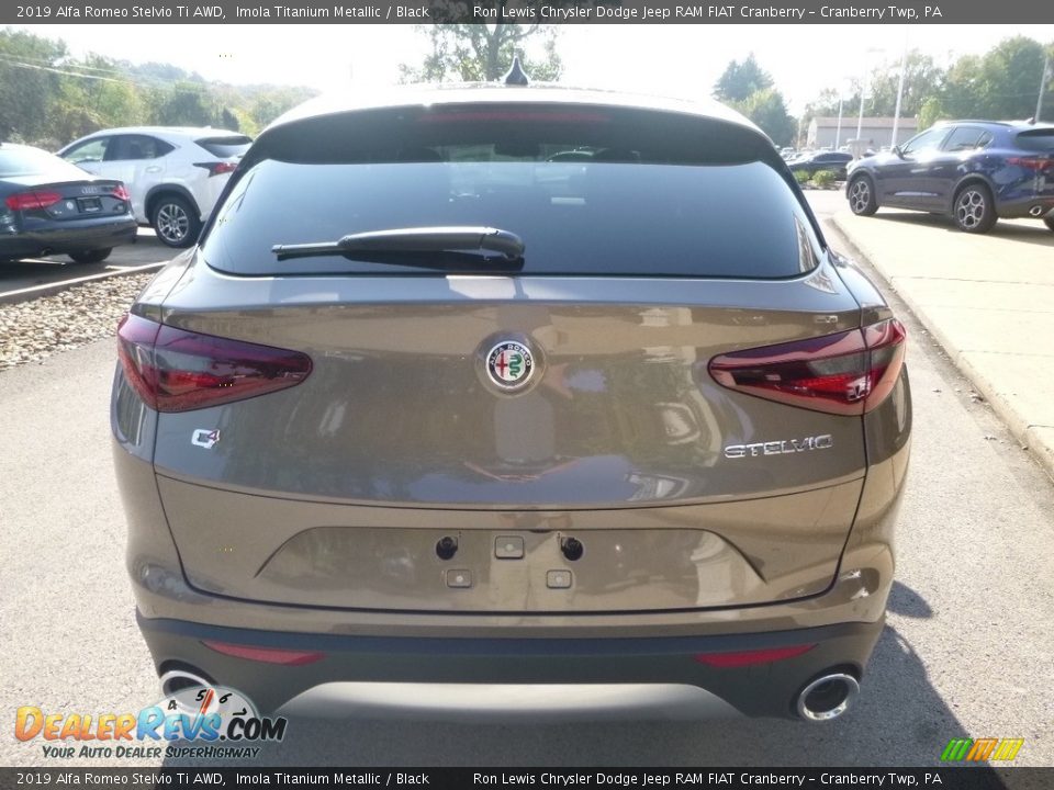 2019 Alfa Romeo Stelvio Ti AWD Imola Titanium Metallic / Black Photo #6