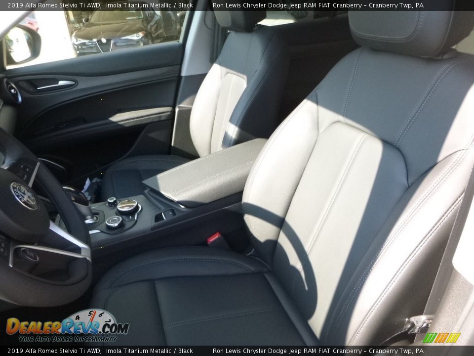 2019 Alfa Romeo Stelvio Ti AWD Imola Titanium Metallic / Black Photo #20
