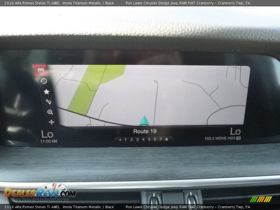 2019 Alfa Romeo Stelvio Ti AWD Imola Titanium Metallic / Black Photo #27