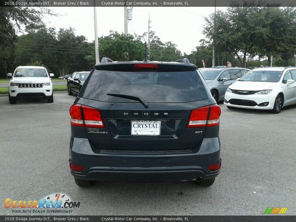 2018 Dodge Journey SXT Bruiser Grey / Black Photo #4