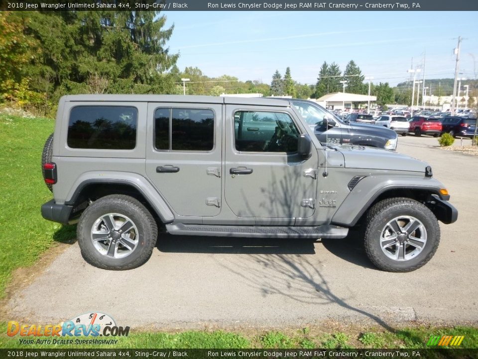 Sting-Gray 2018 Jeep Wrangler Unlimited Sahara 4x4 Photo #6
