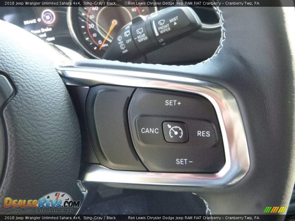2018 Jeep Wrangler Unlimited Sahara 4x4 Steering Wheel Photo #19