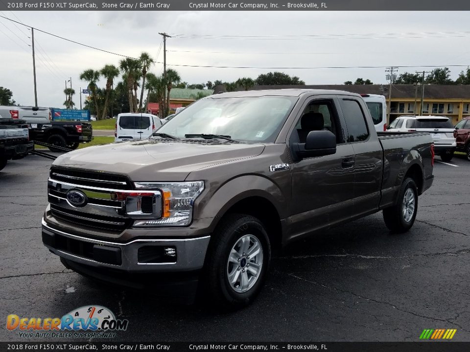 2018 Ford F150 XLT SuperCab Stone Gray / Earth Gray Photo #1