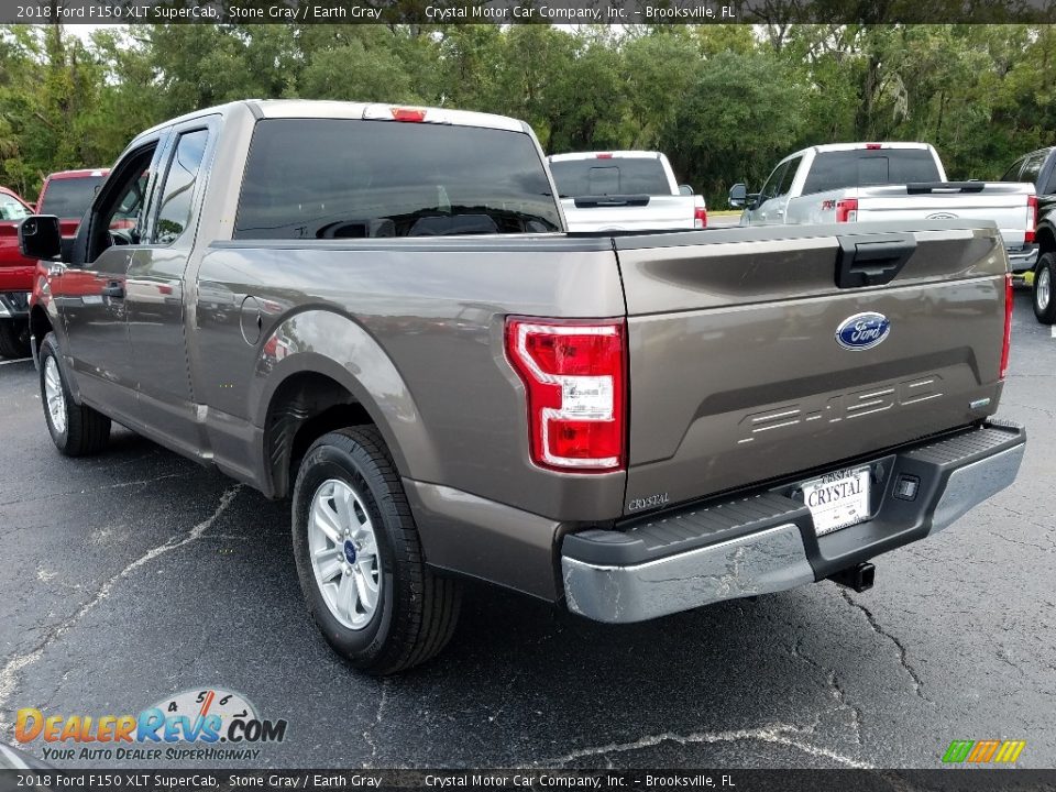 2018 Ford F150 XLT SuperCab Stone Gray / Earth Gray Photo #3