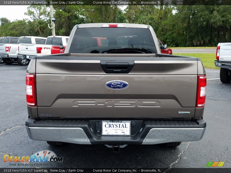 2018 Ford F150 XLT SuperCab Stone Gray / Earth Gray Photo #4