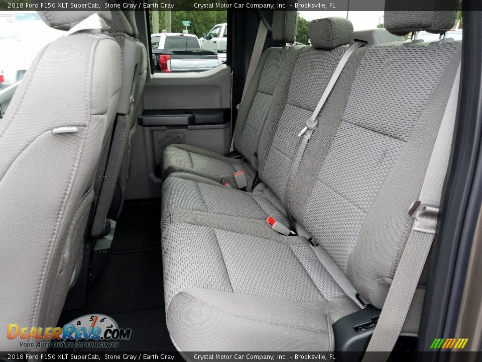 2018 Ford F150 XLT SuperCab Stone Gray / Earth Gray Photo #10