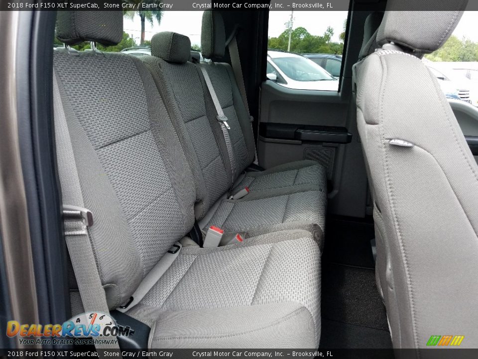 2018 Ford F150 XLT SuperCab Stone Gray / Earth Gray Photo #11