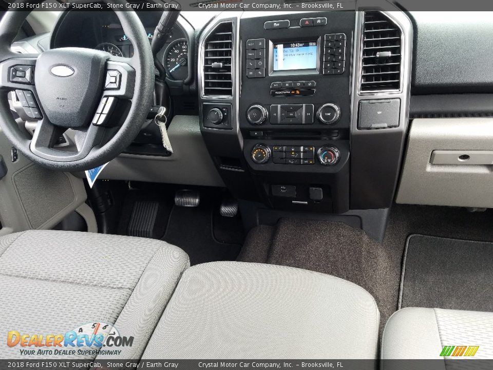 2018 Ford F150 XLT SuperCab Stone Gray / Earth Gray Photo #13
