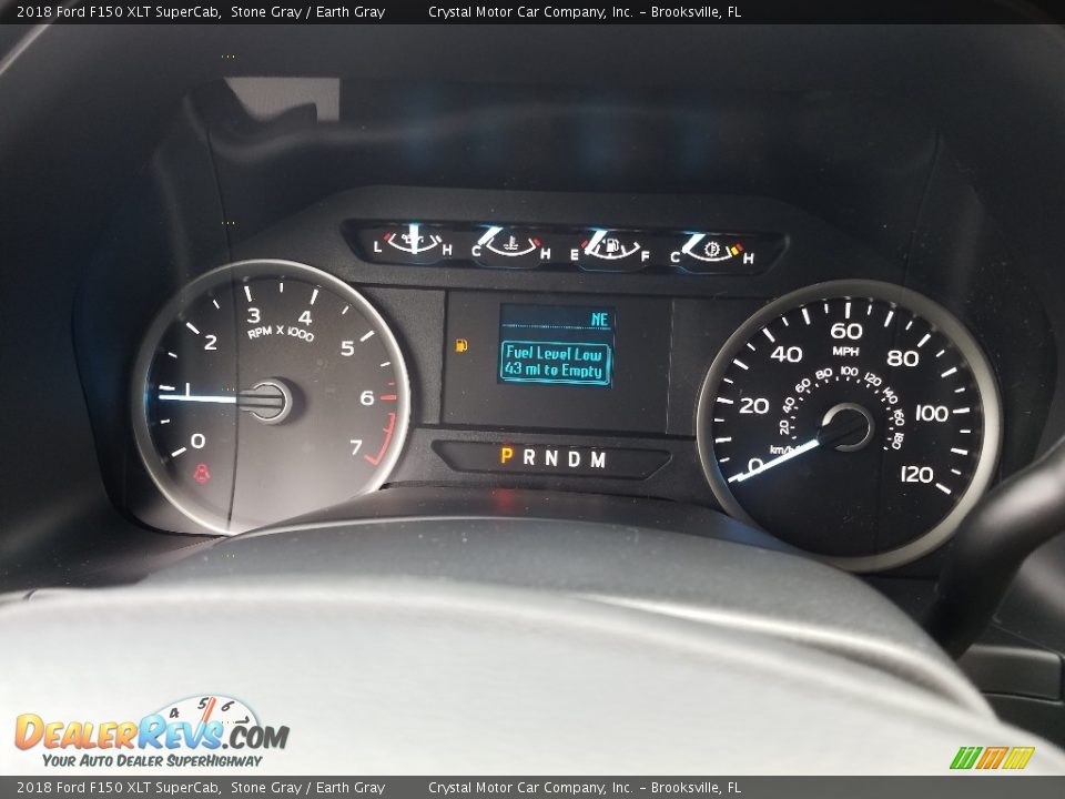 2018 Ford F150 XLT SuperCab Stone Gray / Earth Gray Photo #14