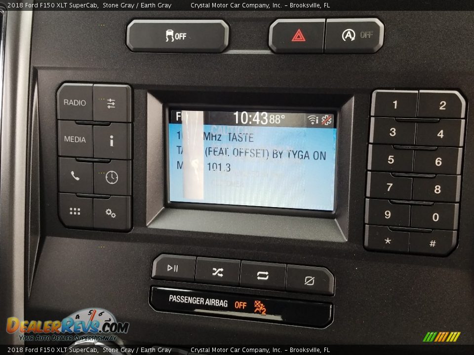 2018 Ford F150 XLT SuperCab Stone Gray / Earth Gray Photo #15