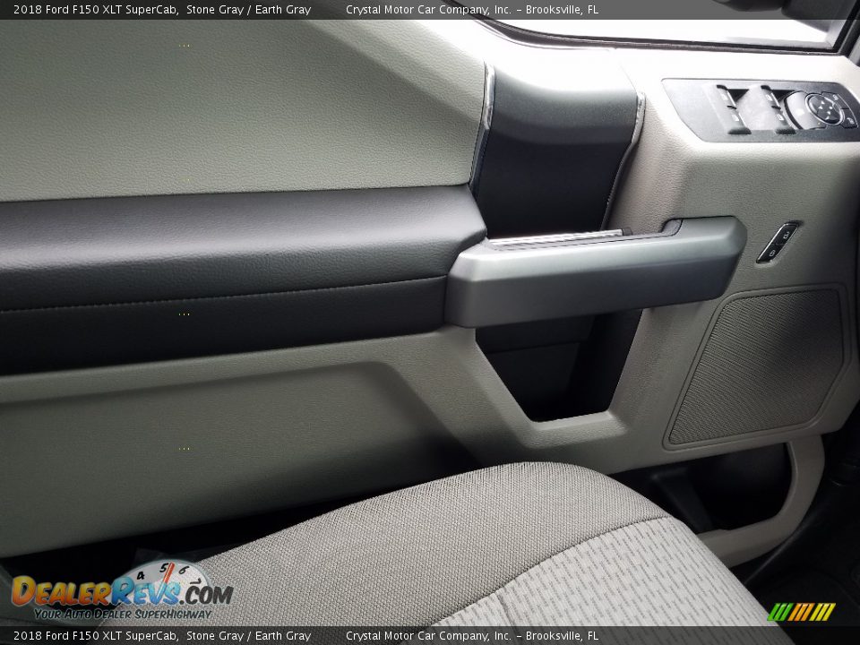 2018 Ford F150 XLT SuperCab Stone Gray / Earth Gray Photo #17