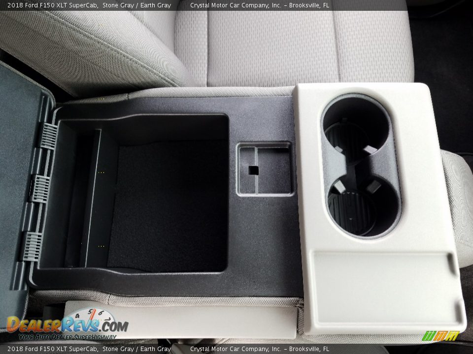 2018 Ford F150 XLT SuperCab Stone Gray / Earth Gray Photo #18