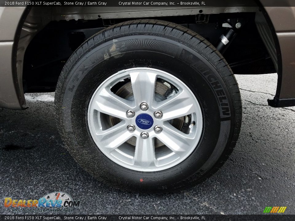 2018 Ford F150 XLT SuperCab Stone Gray / Earth Gray Photo #20