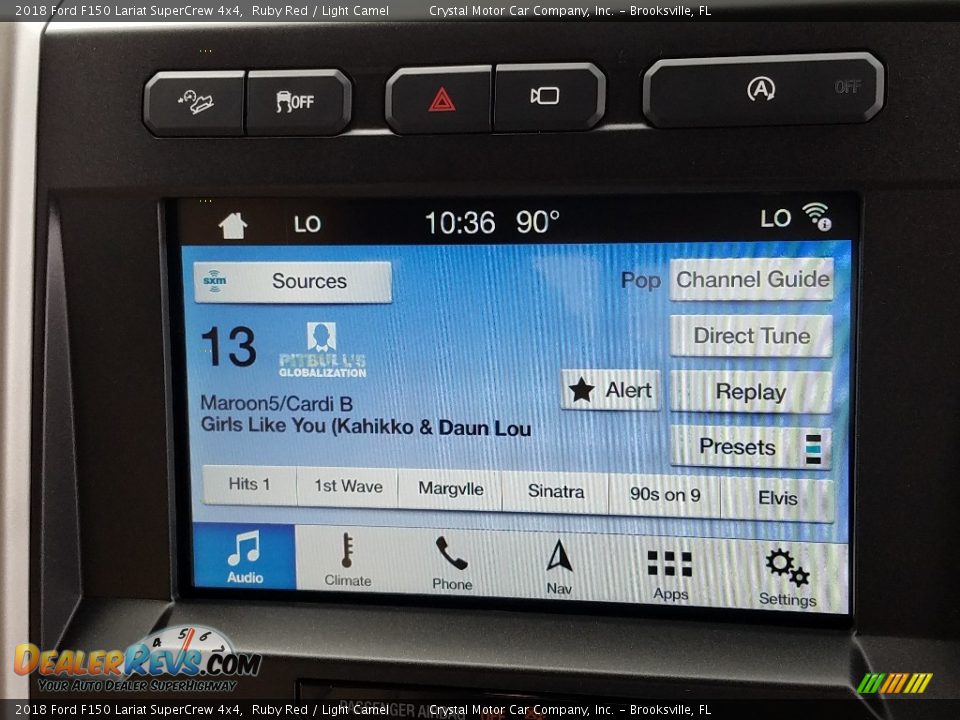 2018 Ford F150 Lariat SuperCrew 4x4 Ruby Red / Light Camel Photo #15