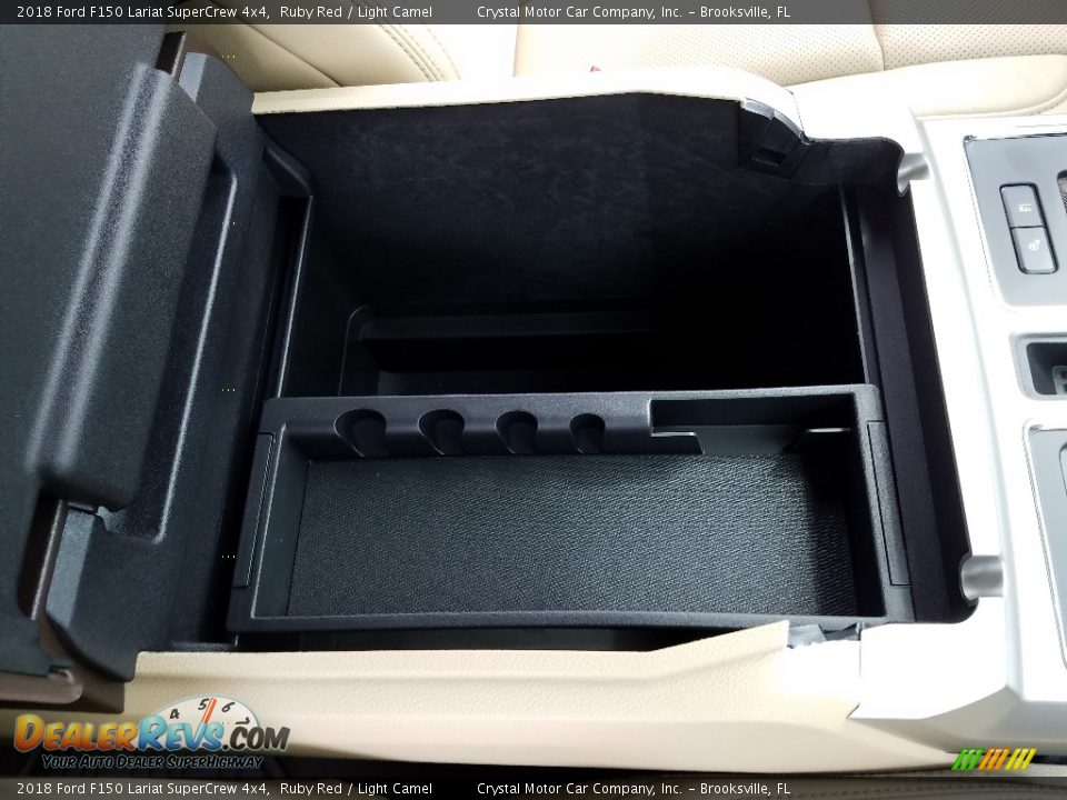 2018 Ford F150 Lariat SuperCrew 4x4 Ruby Red / Light Camel Photo #18