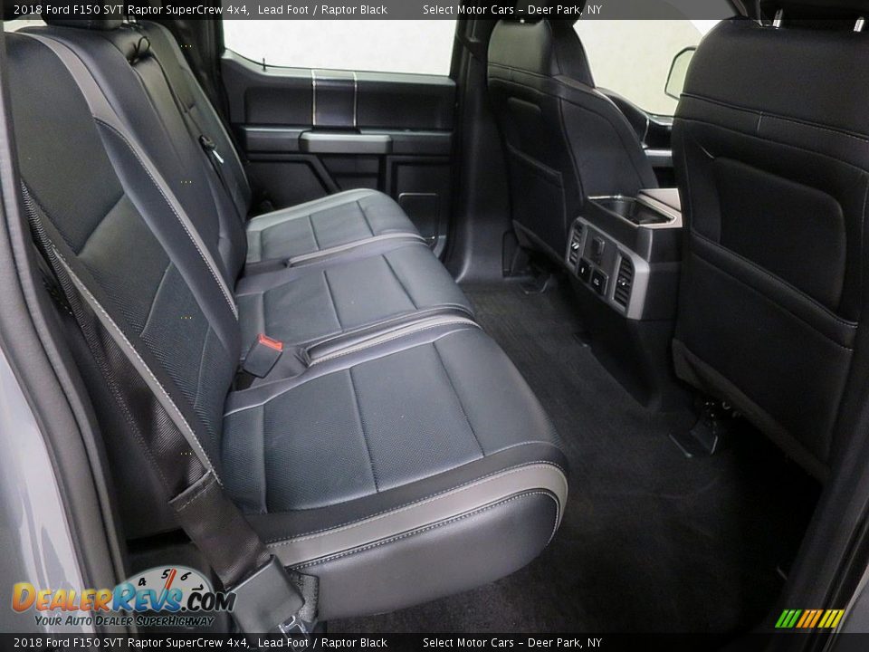Rear Seat of 2018 Ford F150 SVT Raptor SuperCrew 4x4 Photo #27