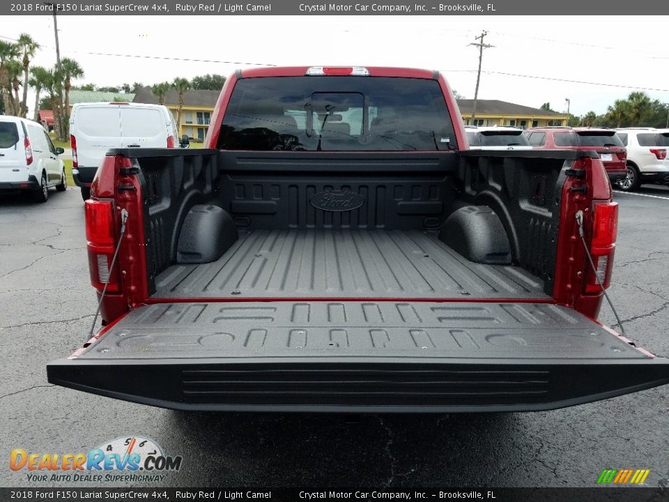 2018 Ford F150 Lariat SuperCrew 4x4 Ruby Red / Light Camel Photo #19
