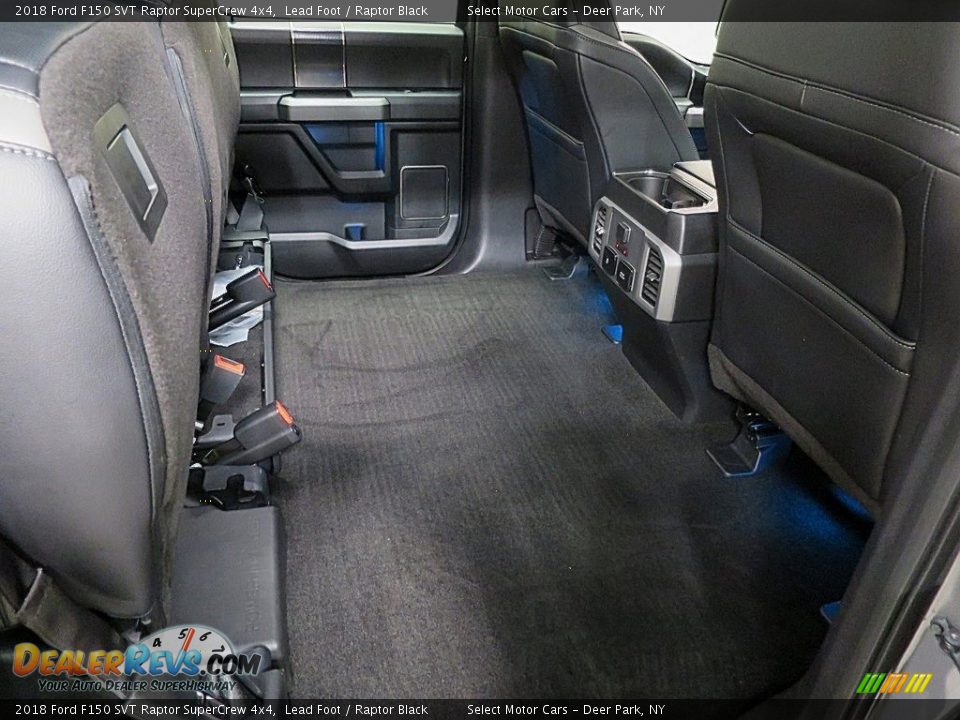 Rear Seat of 2018 Ford F150 SVT Raptor SuperCrew 4x4 Photo #28