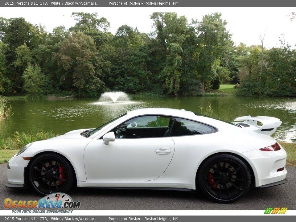 2015 Porsche 911 GT3 White / Black w/Alcantara Photo #3
