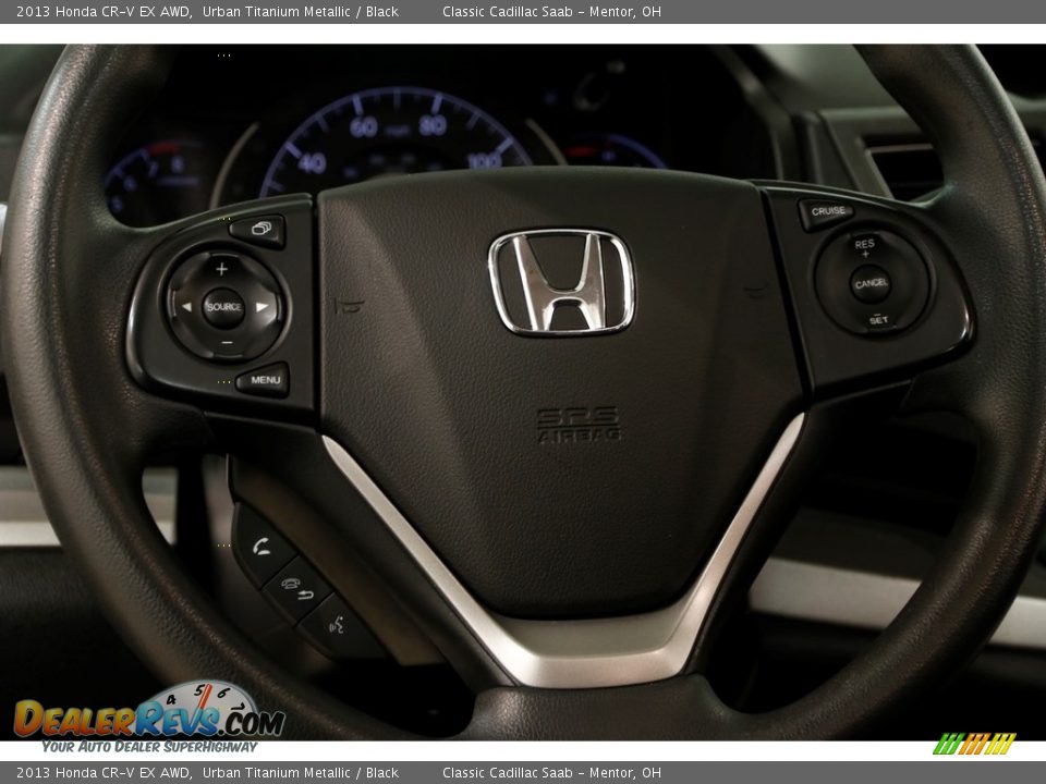 2013 Honda CR-V EX AWD Urban Titanium Metallic / Black Photo #8