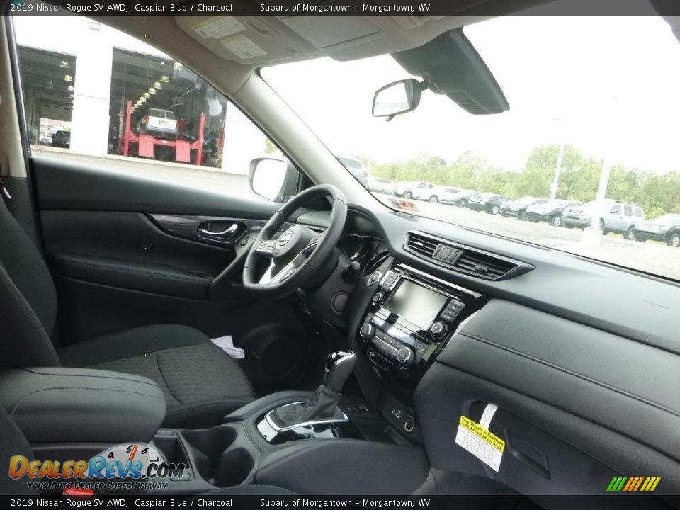 2019 Nissan Rogue SV AWD Caspian Blue / Charcoal Photo #11
