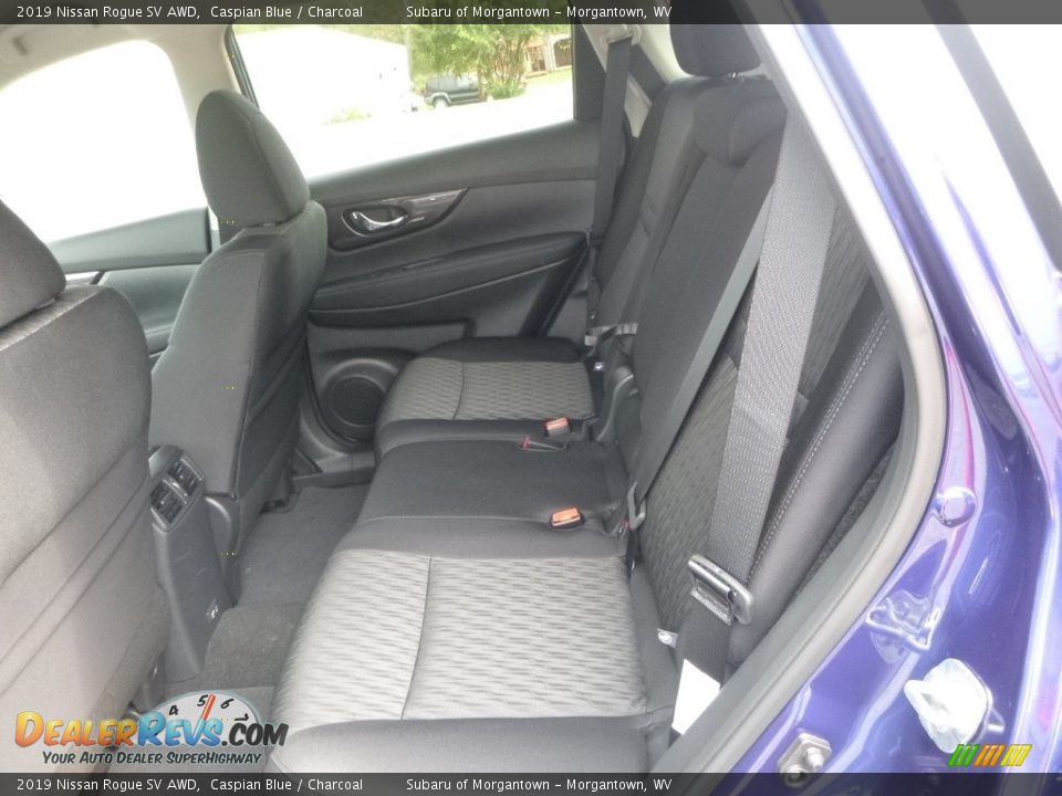2019 Nissan Rogue SV AWD Caspian Blue / Charcoal Photo #12