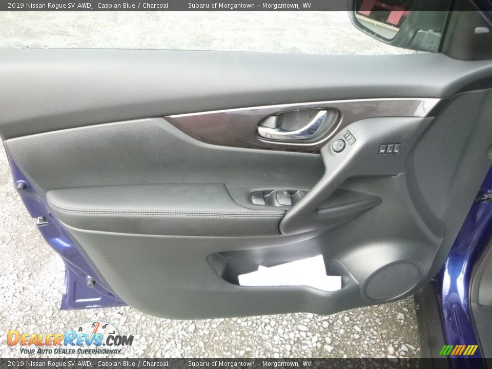 2019 Nissan Rogue SV AWD Caspian Blue / Charcoal Photo #13