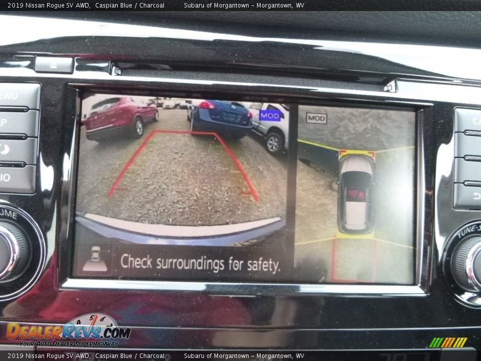2019 Nissan Rogue SV AWD Caspian Blue / Charcoal Photo #19