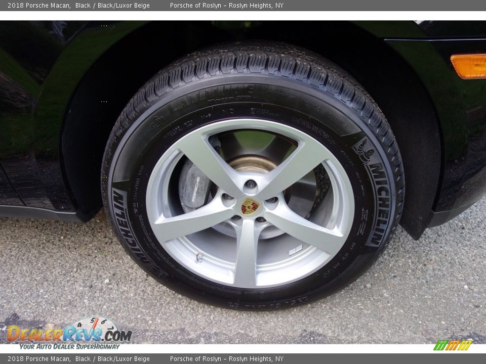 2018 Porsche Macan Black / Black/Luxor Beige Photo #9