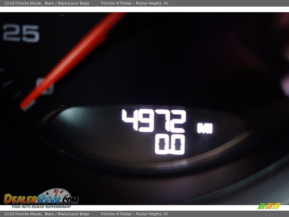 2018 Porsche Macan Black / Black/Luxor Beige Photo #21