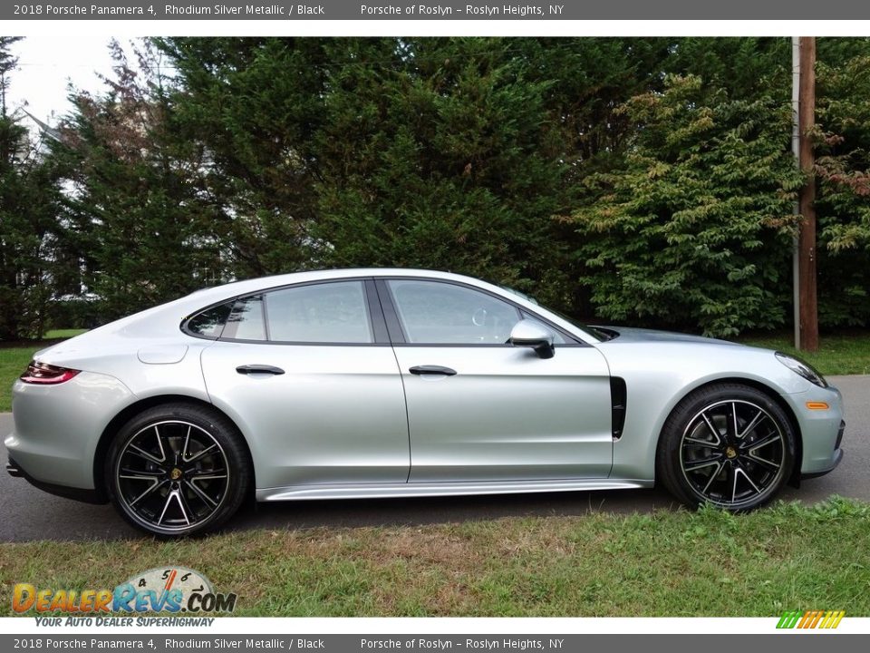 Rhodium Silver Metallic 2018 Porsche Panamera 4 Photo #3