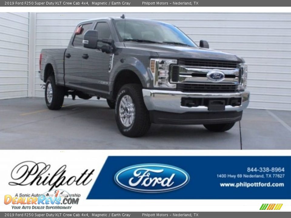 2019 Ford F250 Super Duty XLT Crew Cab 4x4 Magnetic / Earth Gray Photo #1