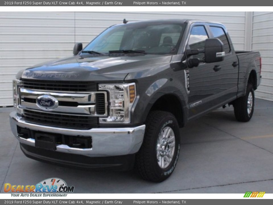2019 Ford F250 Super Duty XLT Crew Cab 4x4 Magnetic / Earth Gray Photo #3