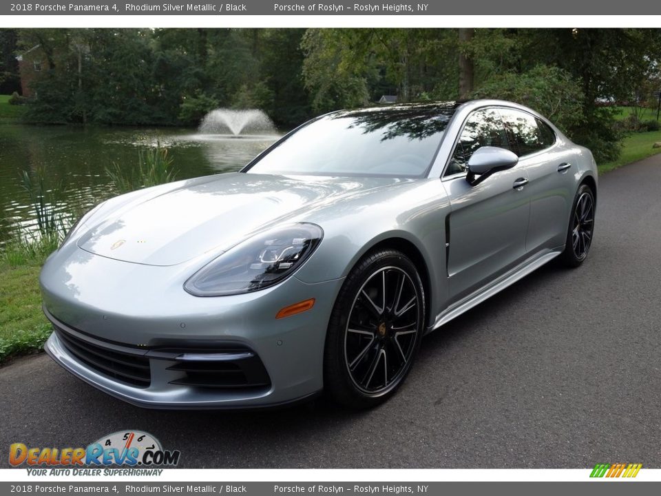Rhodium Silver Metallic 2018 Porsche Panamera 4 Photo #8