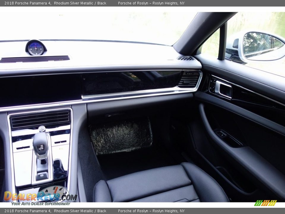 2018 Porsche Panamera 4 Rhodium Silver Metallic / Black Photo #15