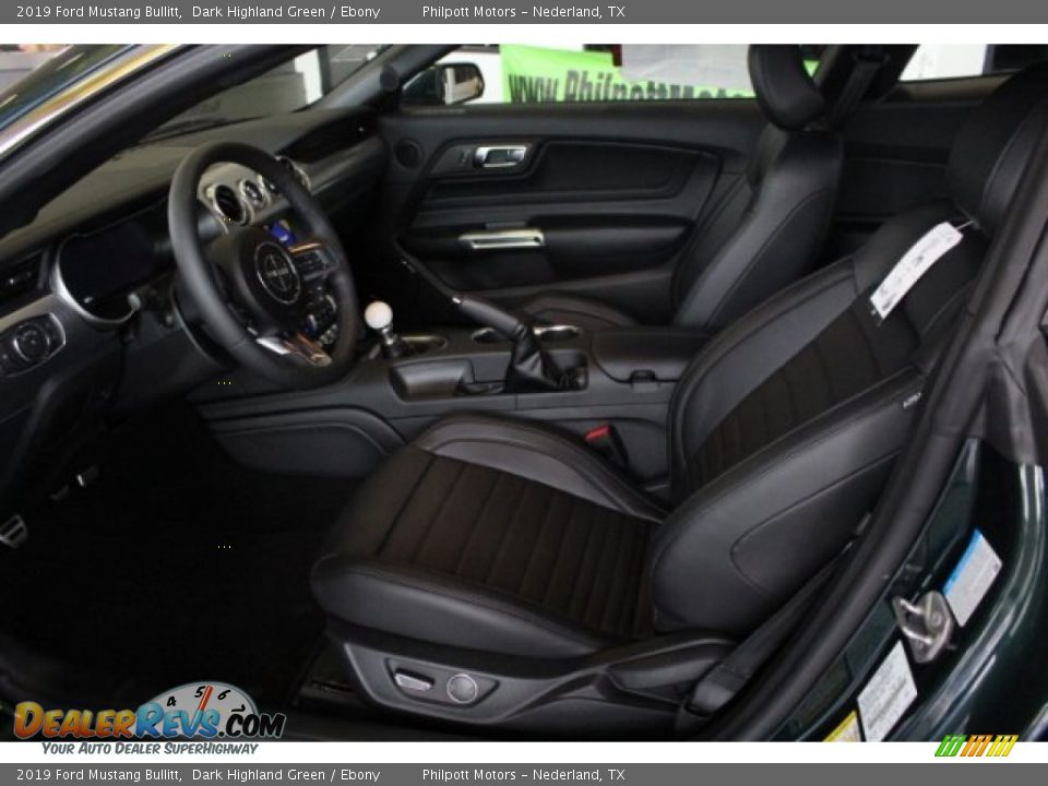 2019 Ford Mustang Bullitt Dark Highland Green / Ebony Photo #14