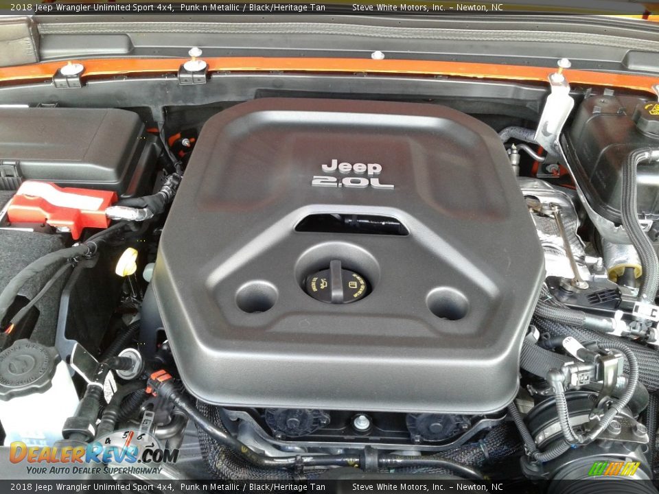 2018 Jeep Wrangler Unlimited Sport 4x4 2.0 Liter Turbocharged DOHC 16-Valve VVT 4 Cylinder Engine Photo #26