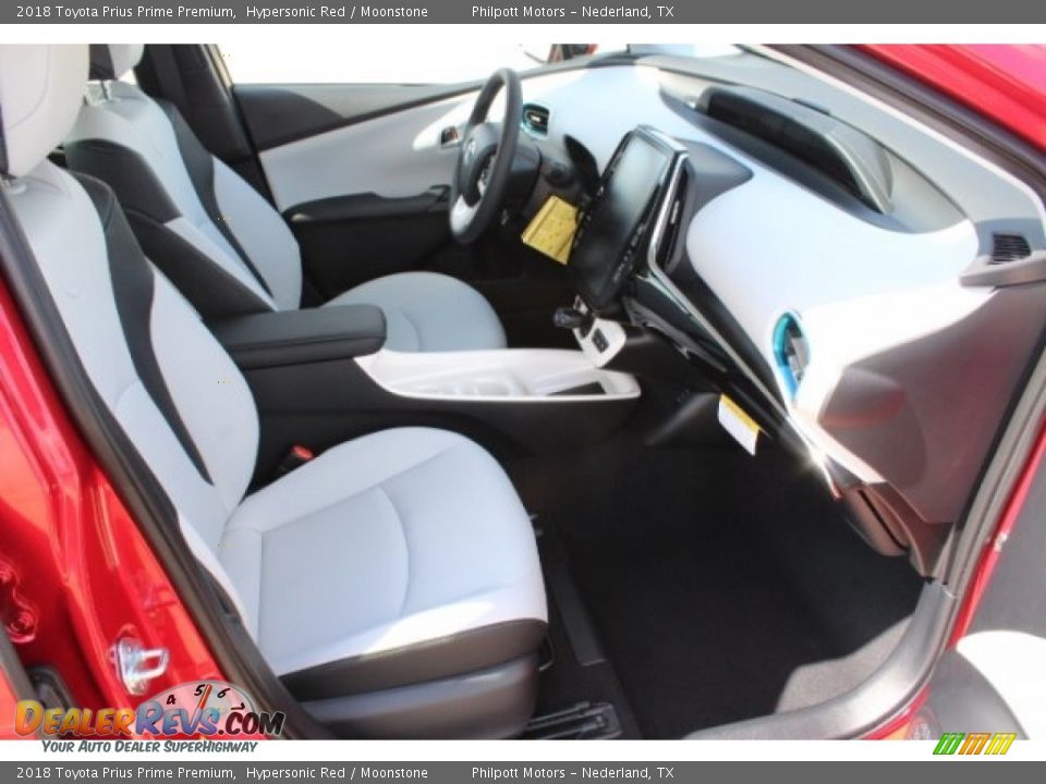 2018 Toyota Prius Prime Premium Hypersonic Red / Moonstone Photo #33