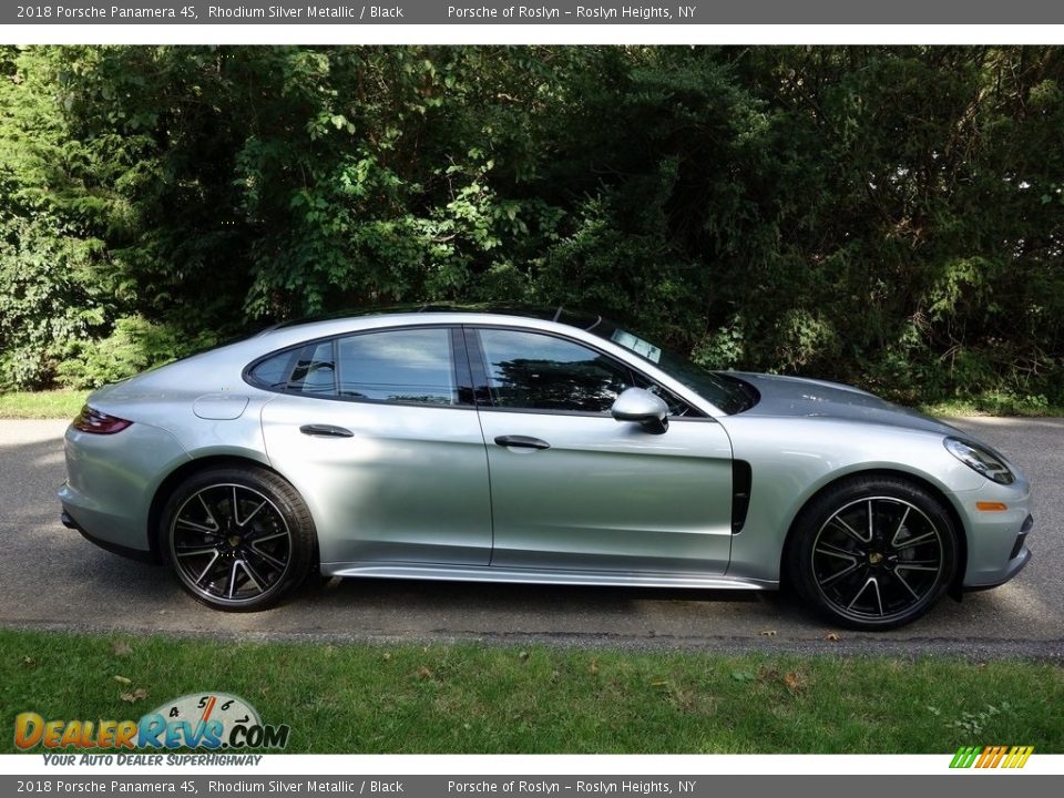 Rhodium Silver Metallic 2018 Porsche Panamera 4S Photo #3