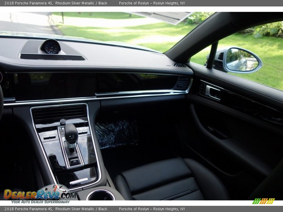 2018 Porsche Panamera 4S Rhodium Silver Metallic / Black Photo #14