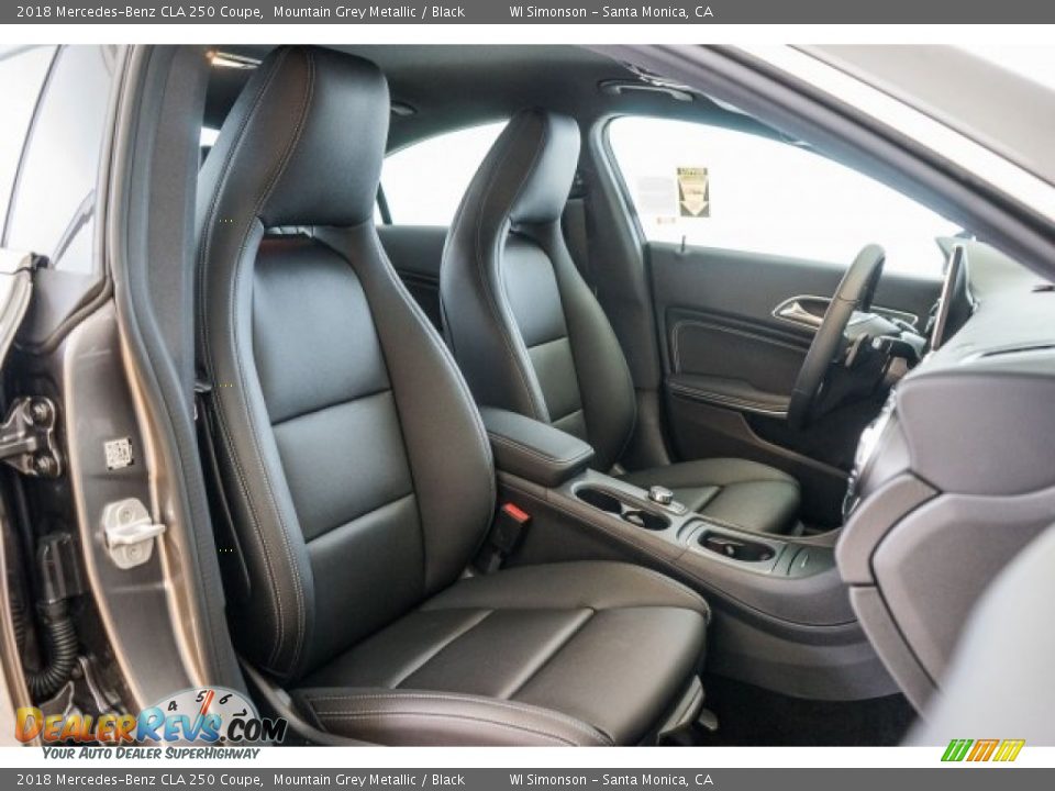 2018 Mercedes-Benz CLA 250 Coupe Mountain Grey Metallic / Black Photo #2