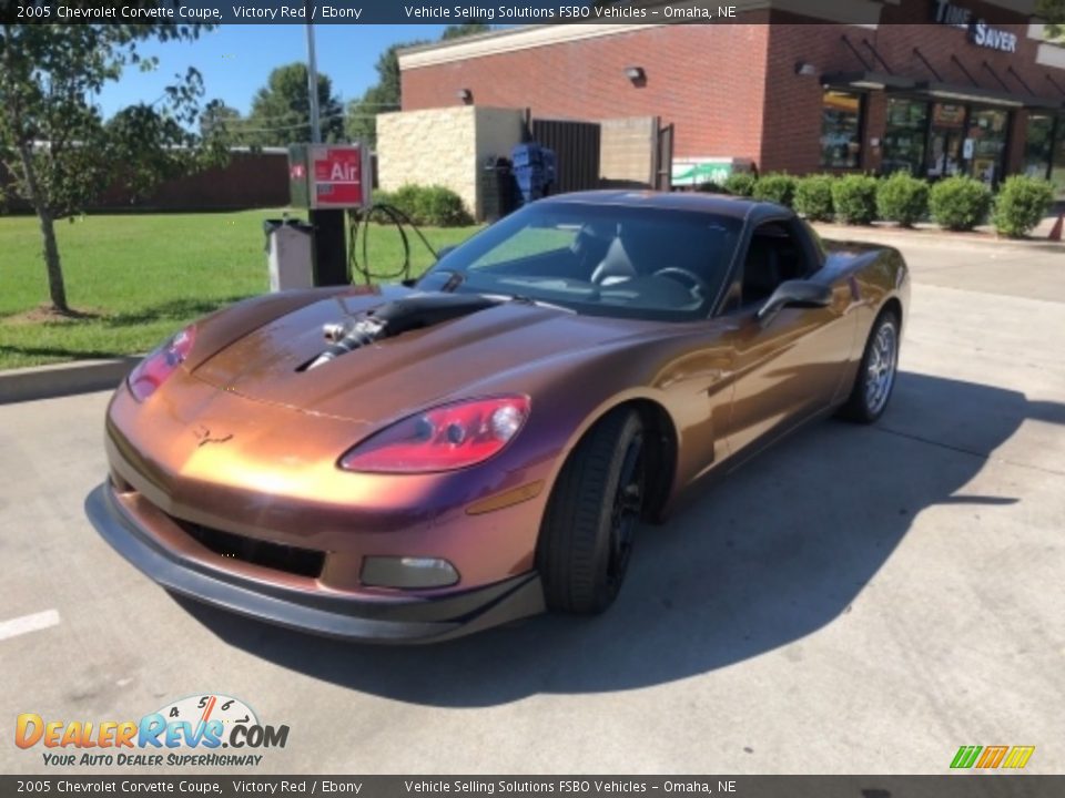 2005 Chevrolet Corvette Coupe Victory Red / Ebony Photo #13