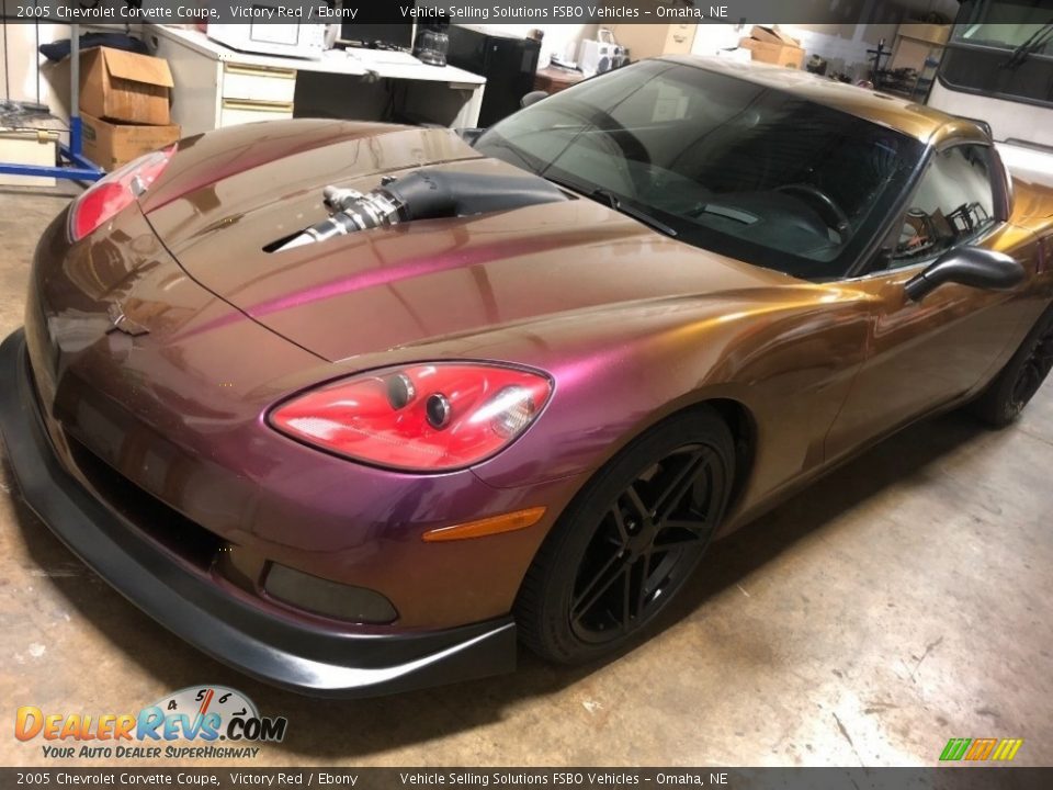 2005 Chevrolet Corvette Coupe Victory Red / Ebony Photo #14