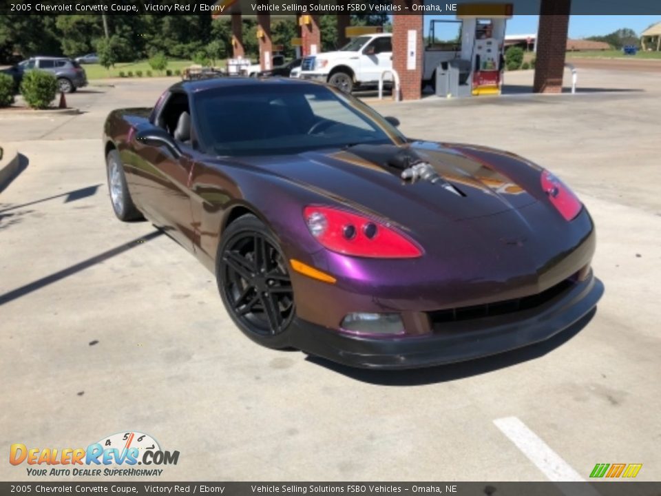 2005 Chevrolet Corvette Coupe Victory Red / Ebony Photo #15