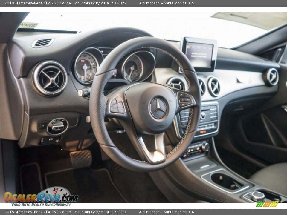 2018 Mercedes-Benz CLA 250 Coupe Mountain Grey Metallic / Black Photo #8